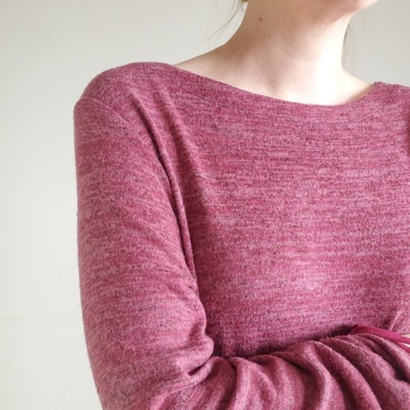 Anthropologie Pink oversized top - Picture 6 of 9